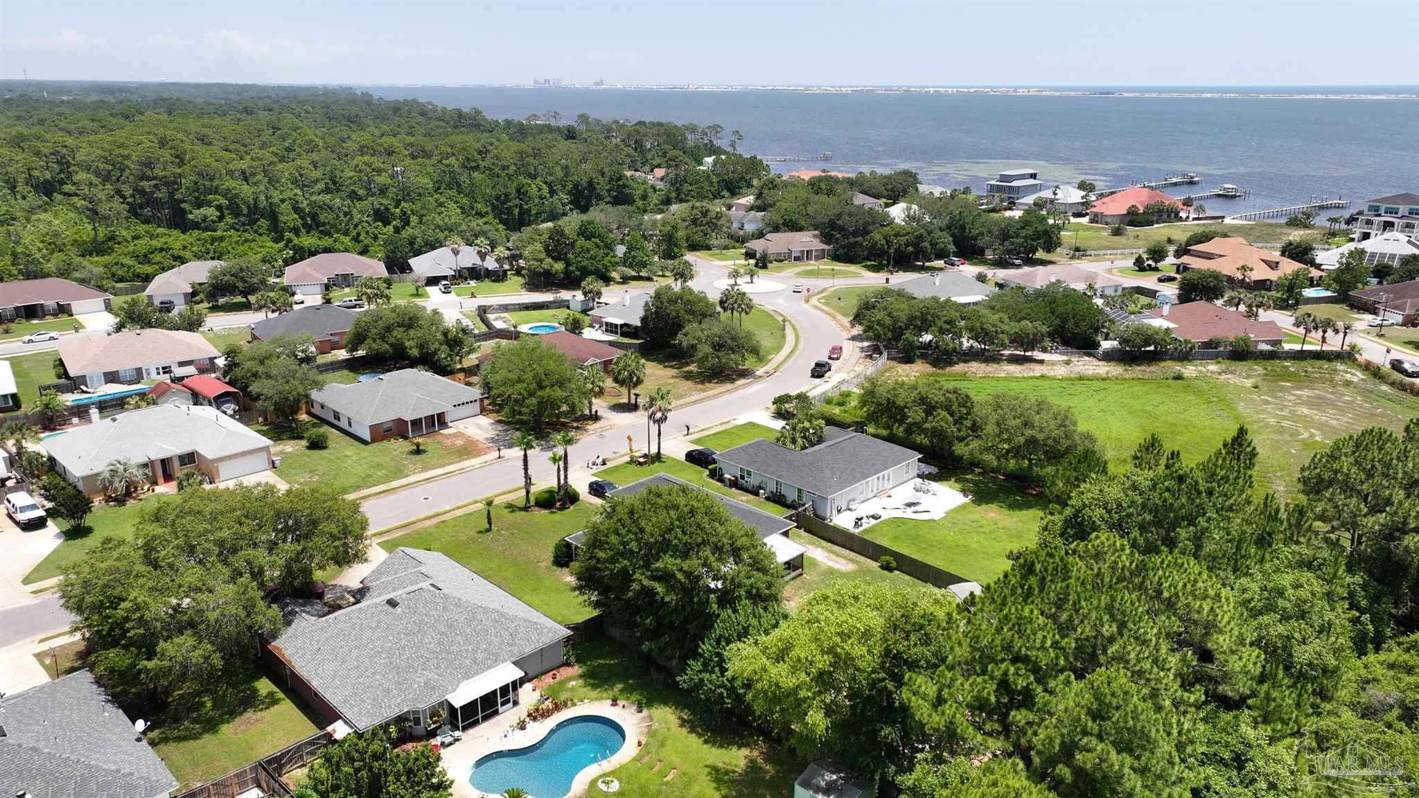 1701 Lighthouse Pointe Drive Gulf Breeze, FL 32563 - Photo 40 of 48 an aerial view of multiple house