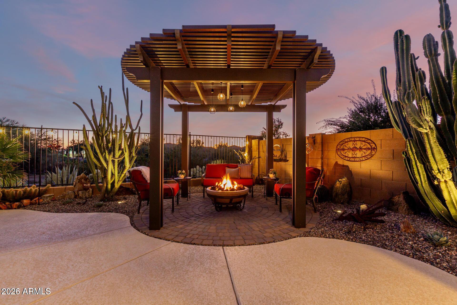 17869 West Verdin Road Goodyear, AZ 85338 - Photo 30 of 39 Fire pit