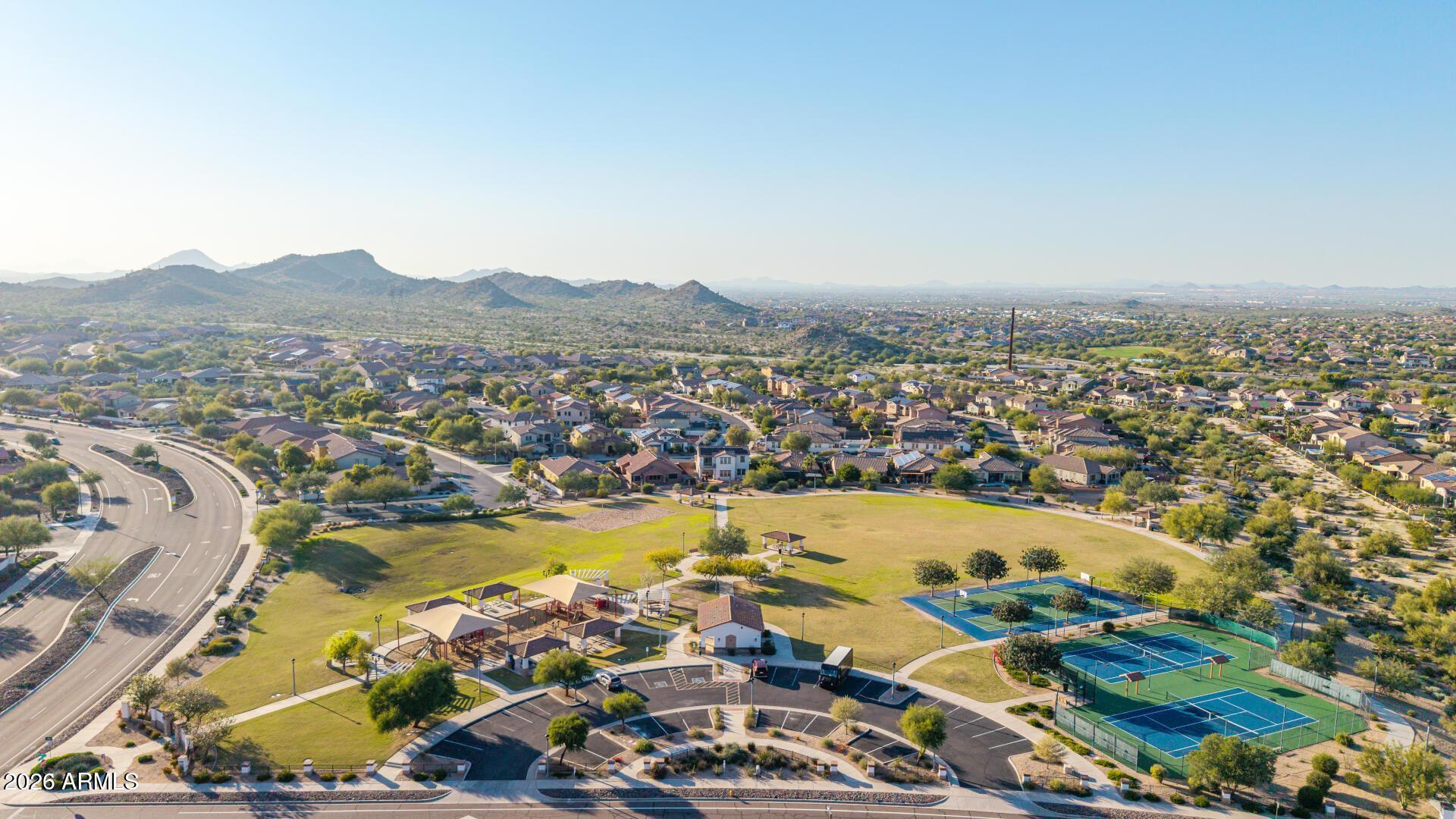 17869 West Verdin Road Goodyear, AZ 85338 - Photo 36 of 39 an aerial view of residential houses with outdoor space