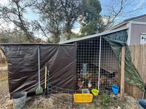 a backyard of a house