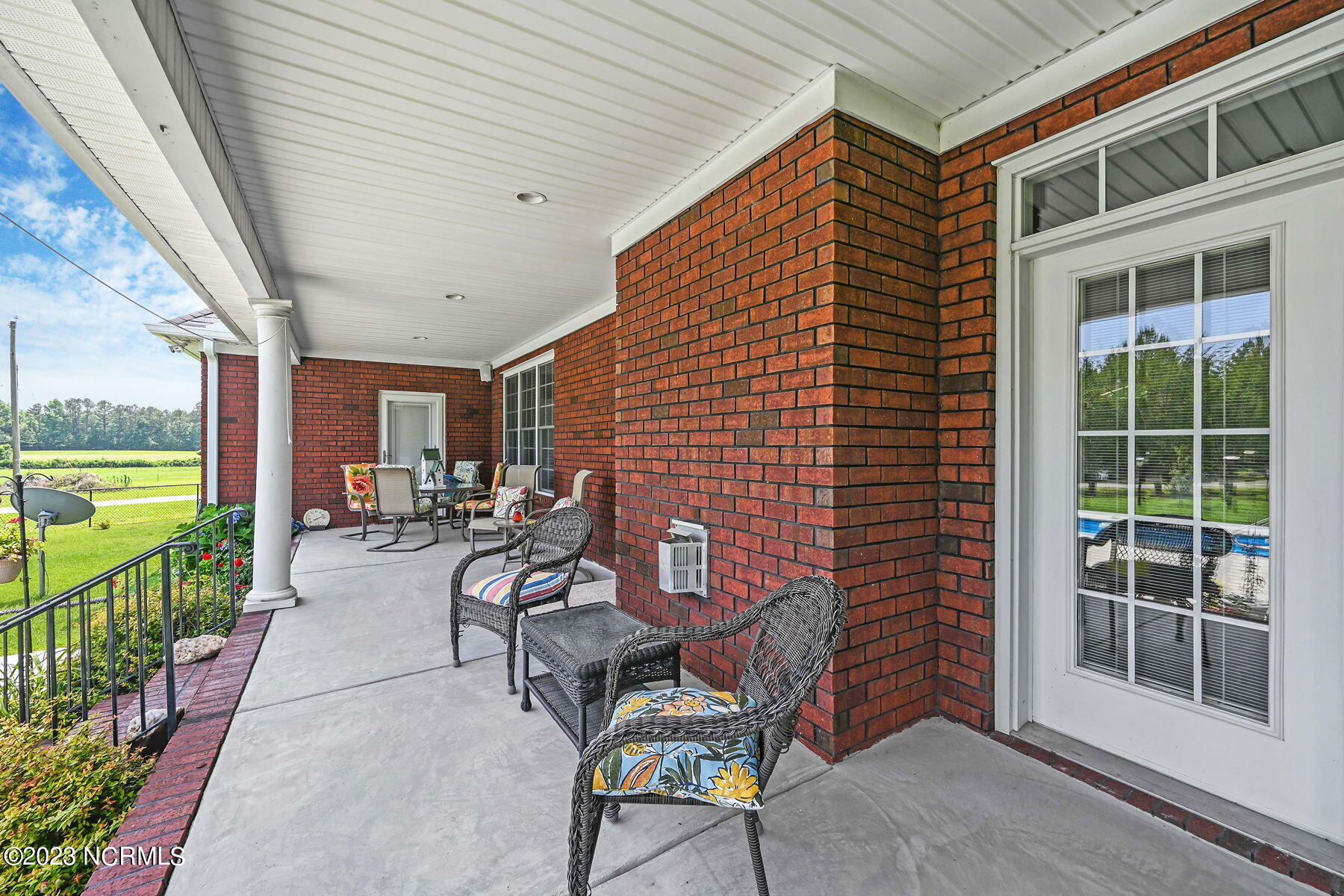 3021 Alton Phillips Road Kinston, NC 28504 - Photo 50 of 70 Rear Covered Porch View 2