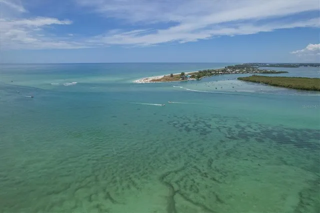 a view of an ocean and beach
