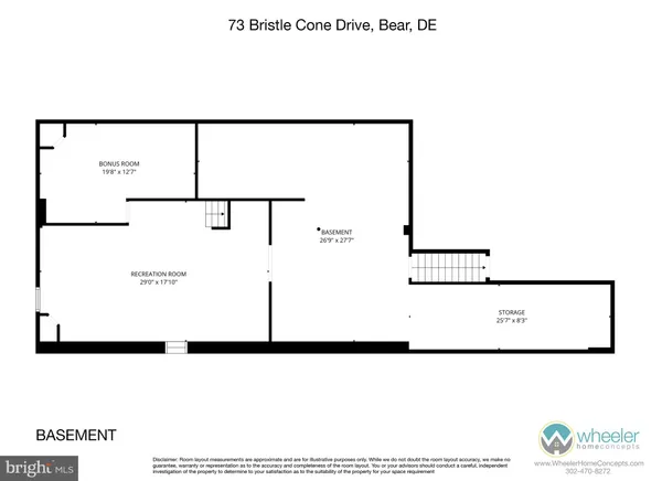 $697,500 | 73 Bristle Cone Drive, Bear, DE 19701
