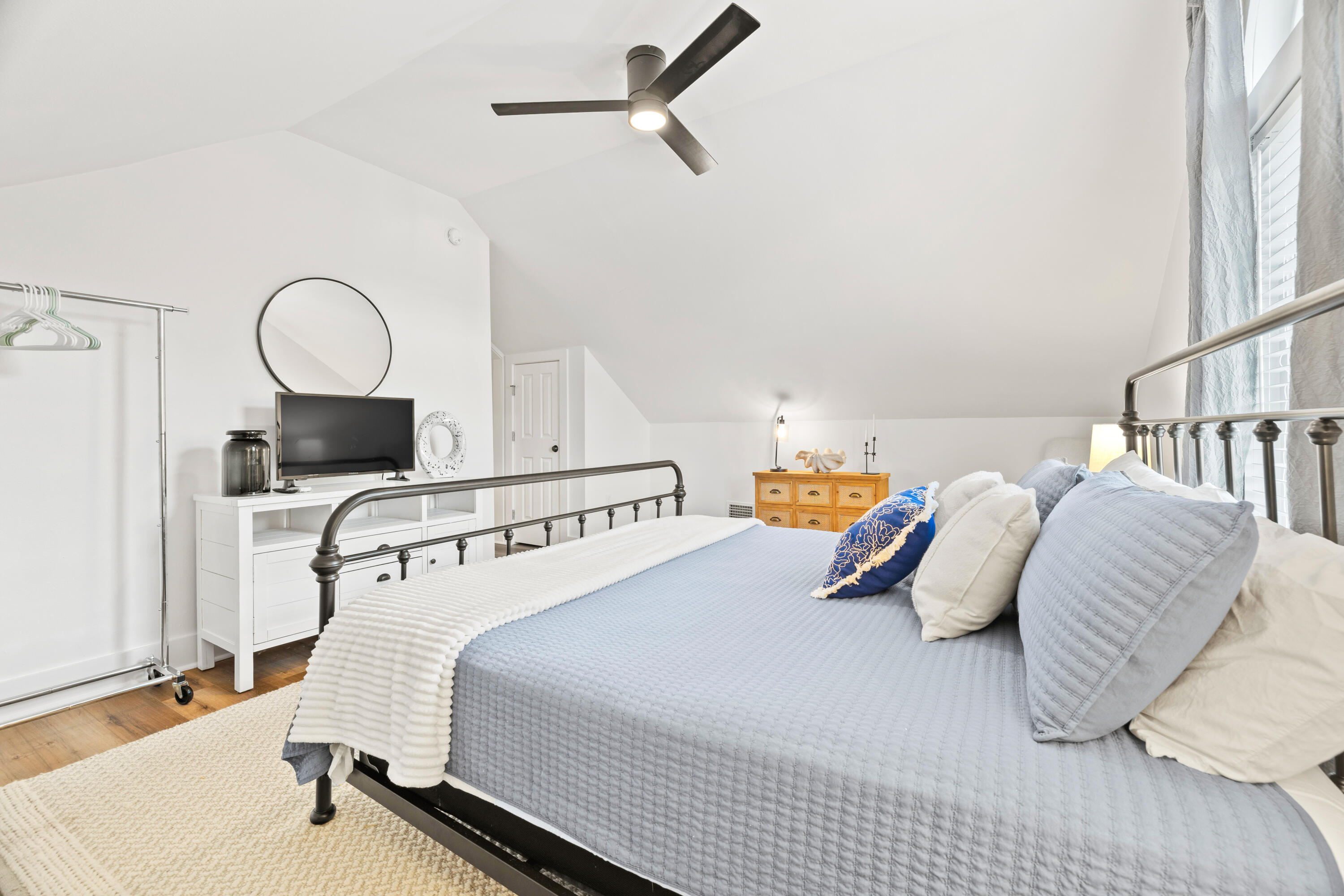 65 Brown Street Santa Rosa Beach, FL 32459 - Photo 20 of 43 a bedroom with bed and a window