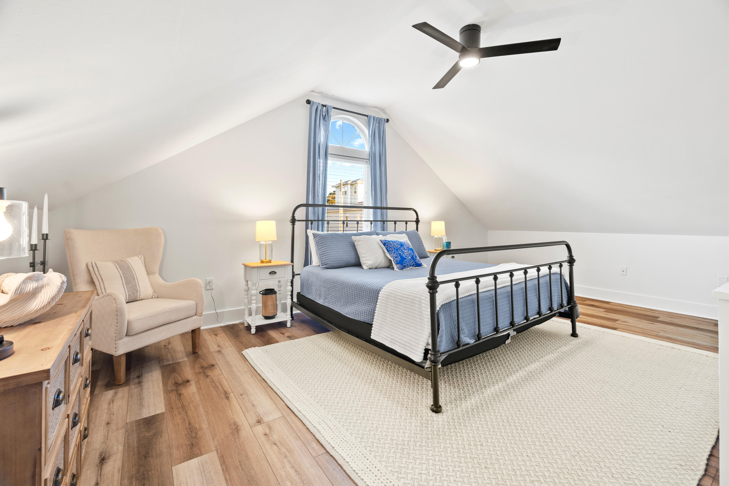 65 Brown Street Santa Rosa Beach, FL 32459 - Photo 21 of 43 a bedroom with a bed and window