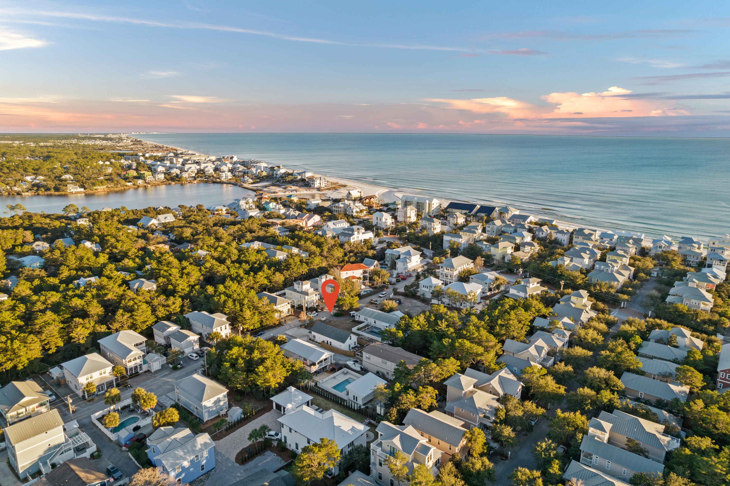 65 Brown Street Santa Rosa Beach, FL 32459 - Photo 3 of 43 an aerial view of multiple house
