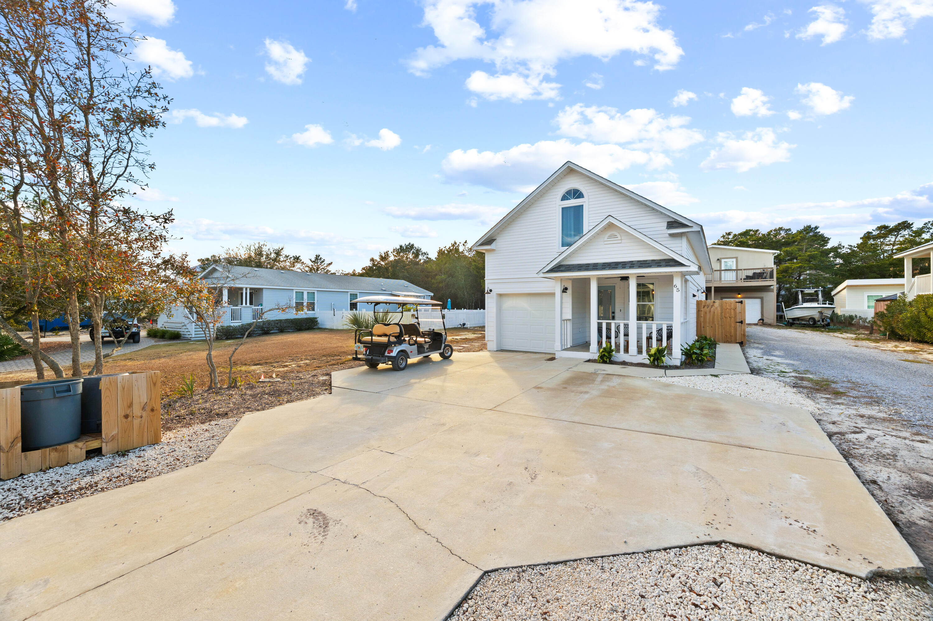 65 Brown Street Santa Rosa Beach, FL 32459 - Photo 40 of 43 a house view with a outdoor space