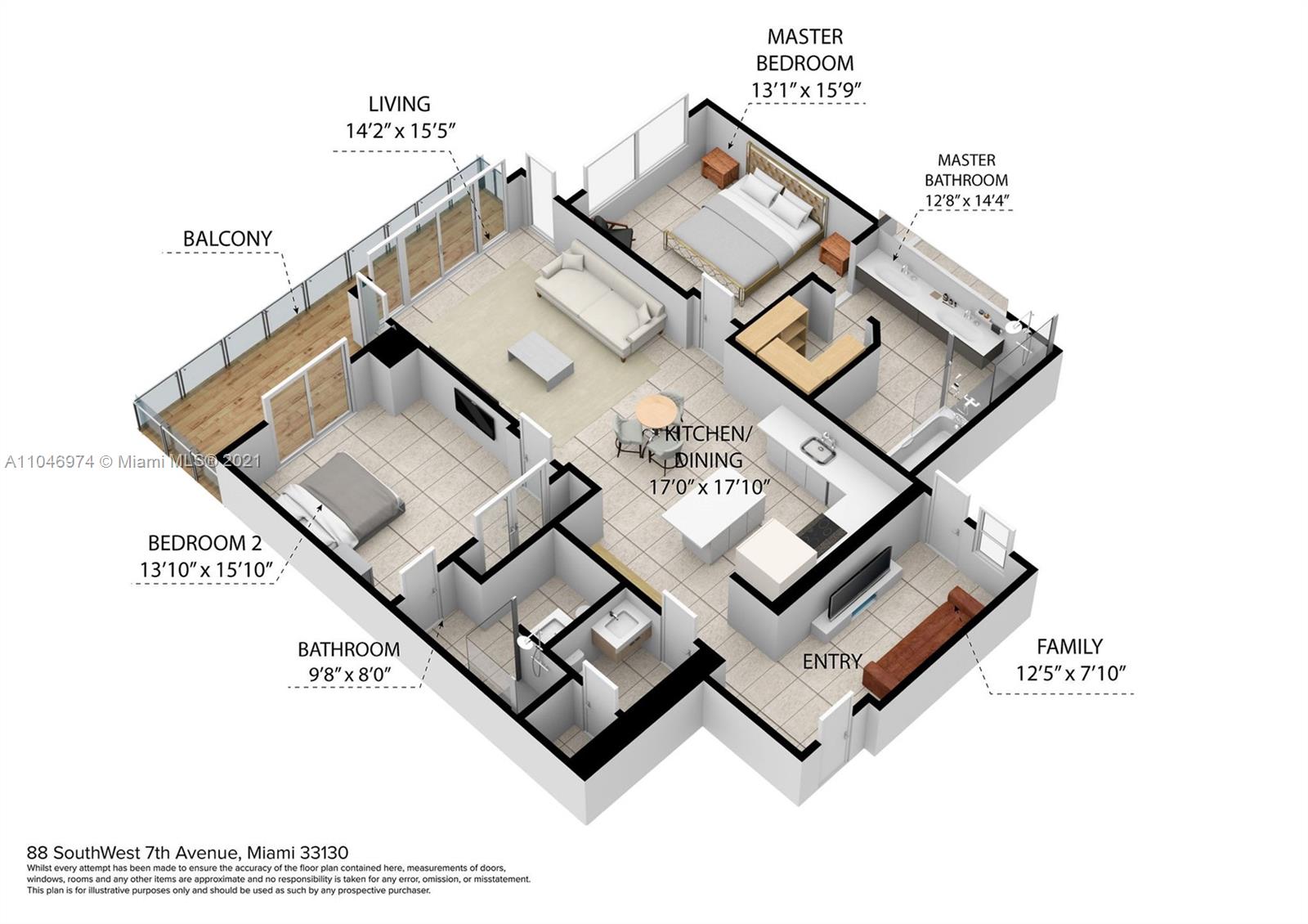 88 Southwest 7th Street, Unit 1904 Miami, FL 33130 - Photo 23 of 28