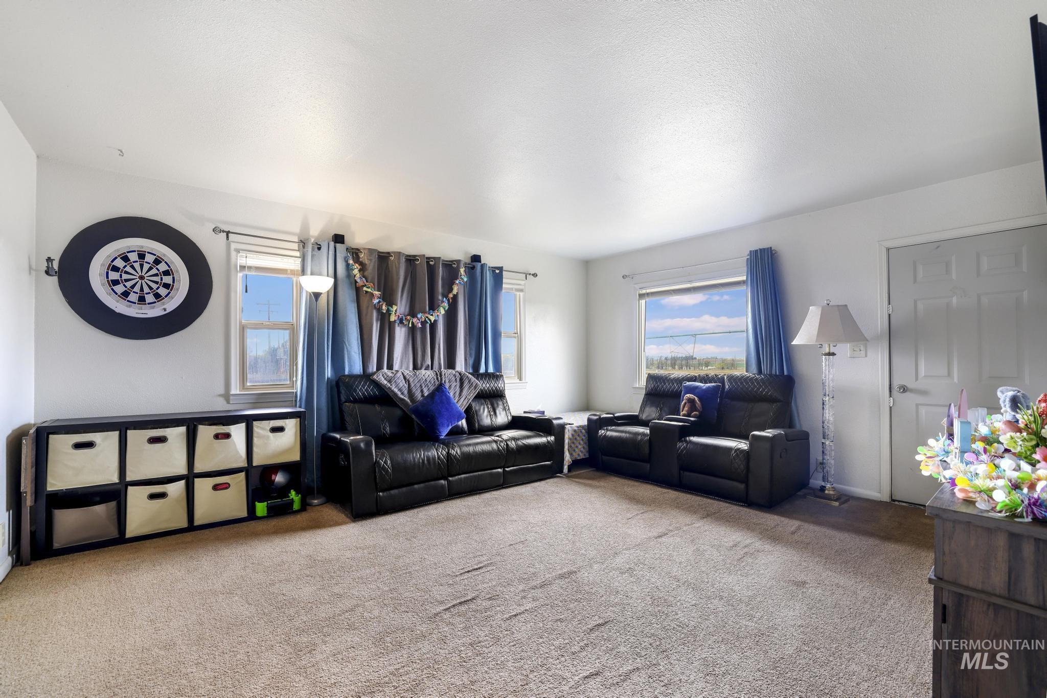88 South 400 Road West Jerome, ID 83338 - Photo 8 of 31 Living room featuring carpet flooring