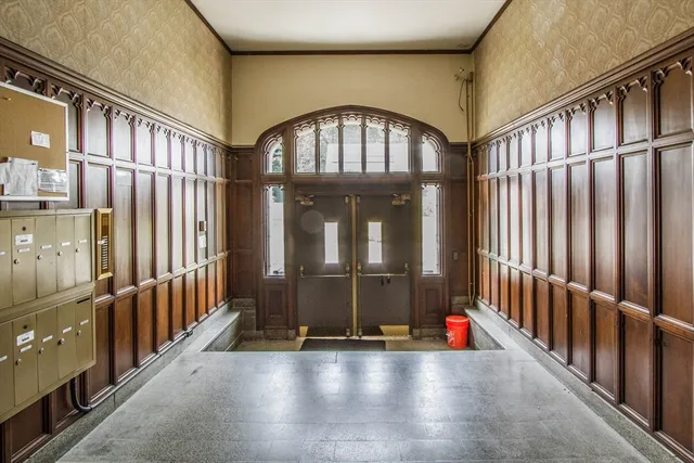a view of an entryway with a staircase