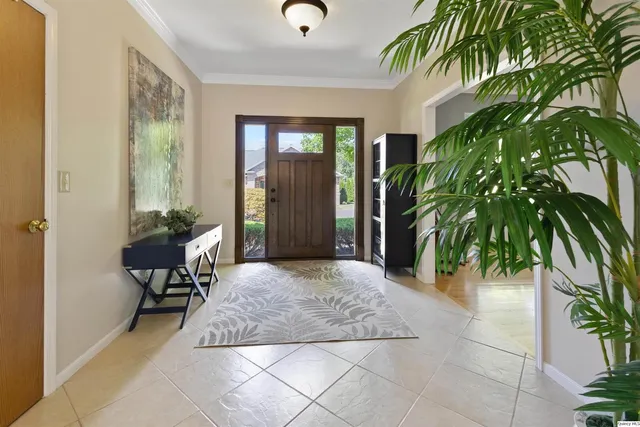 a view of a entryway front of house