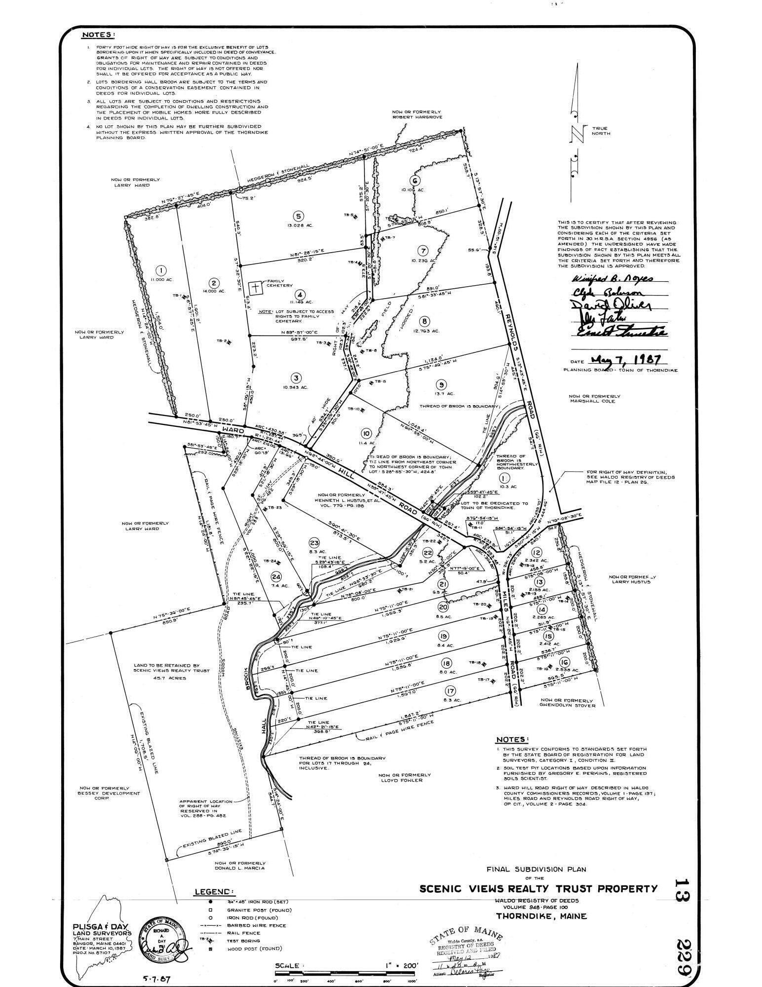 Lot 7-01 Reynolds Road Thorndike, ME 04986 - Photo 1 of 2 Survey
