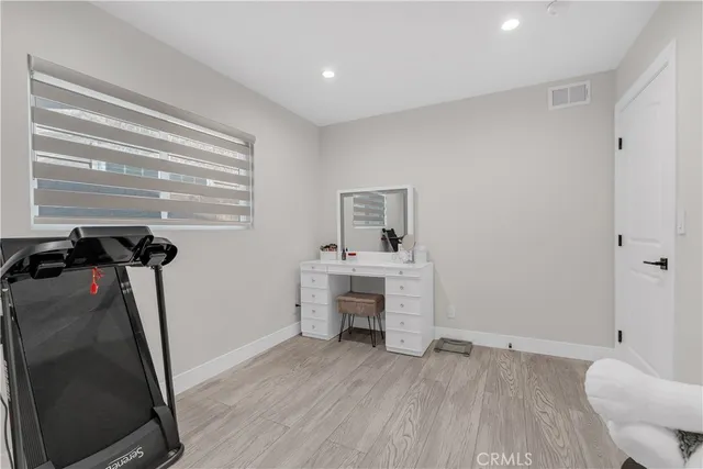 a room with furniture and a window