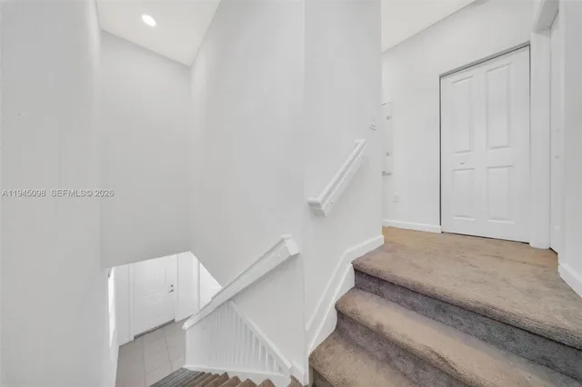 a view of entryway and hall