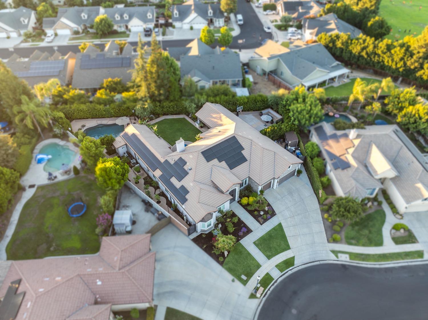 415 Heritage Avenue Clovis, CA 93619 - Photo 54 of 56 an aerial view of a house