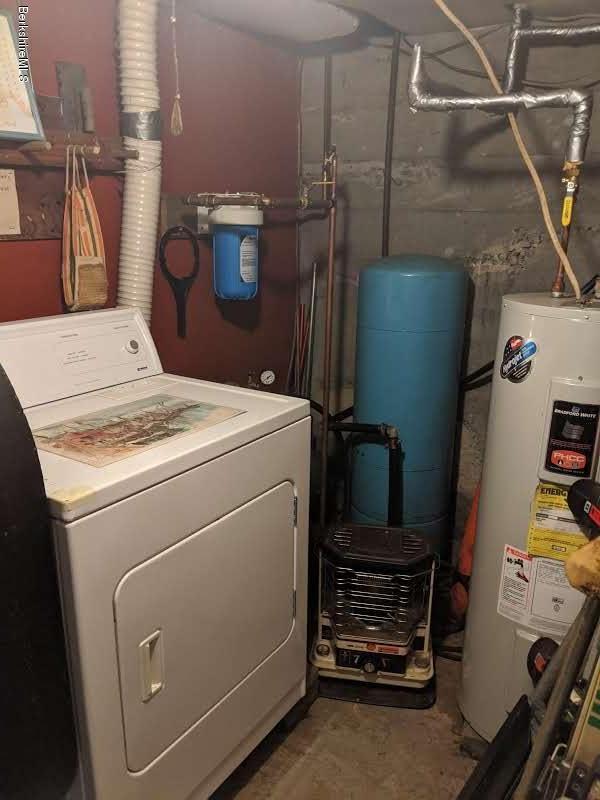 3626 Jacobs Ladder Road Becket, MA 01223 - Photo 40 of 56 a utility room with dryer and washer