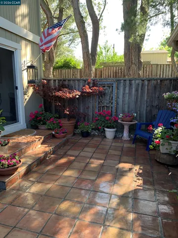 a view of outdoor space and patio