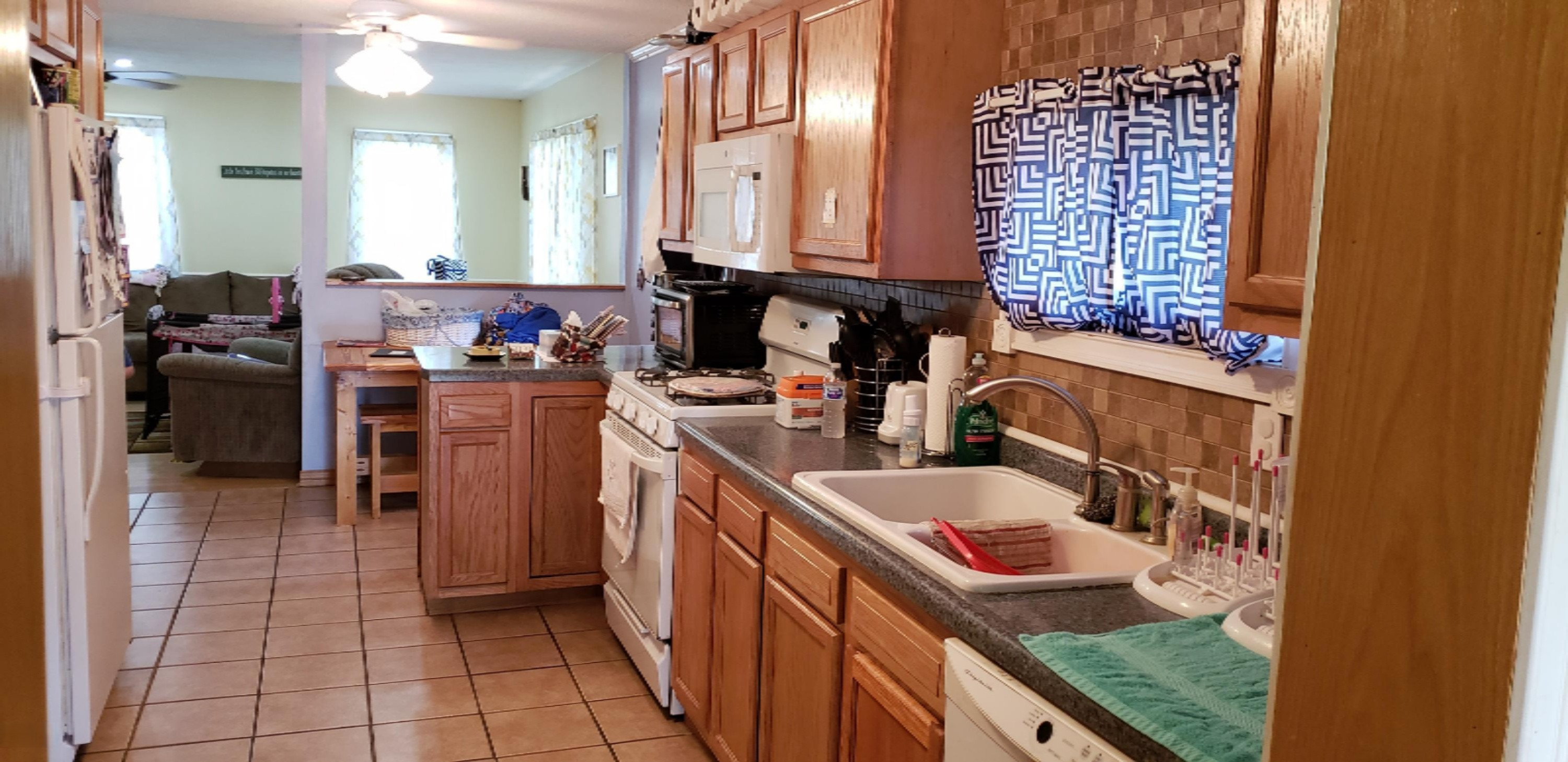 713 South Hooker Avenue Three Rivers, MI 49093 - Photo 8 of 14 Open kitchen / dining to living room!