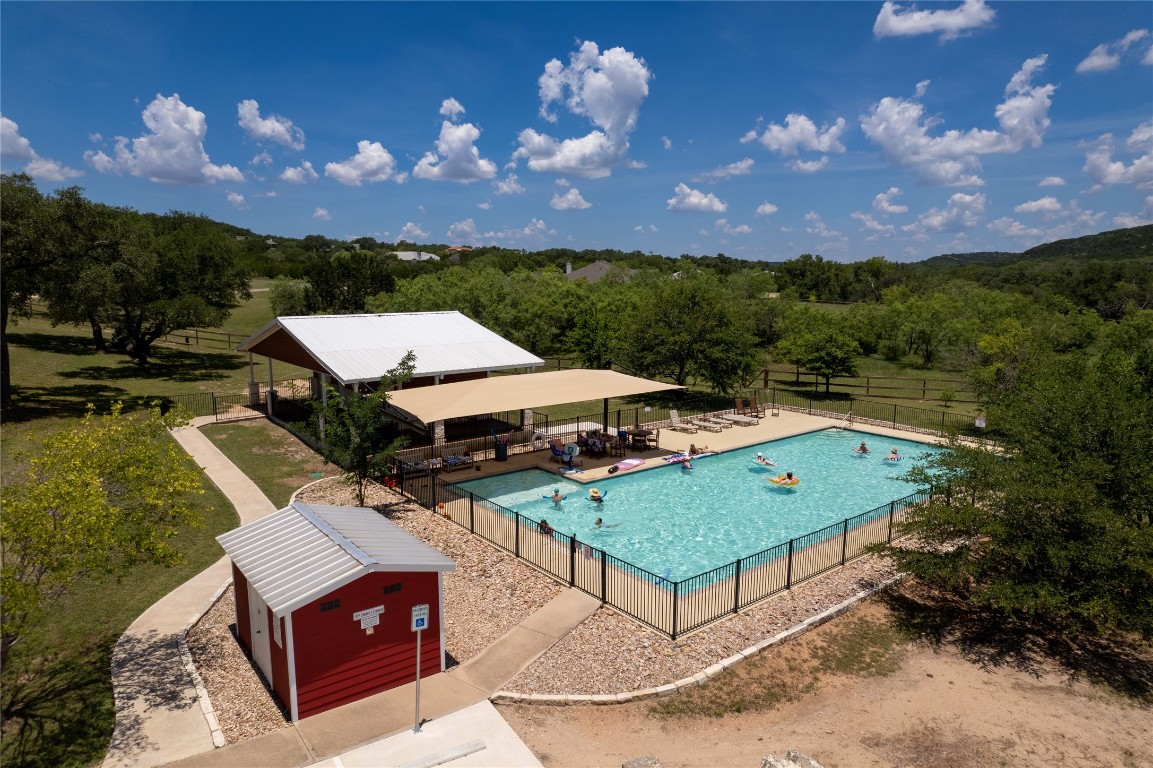 Lot 176 Suncrest Trail Bertram, TX 78605 - Photo 31 of 31 an aerial view of a house with a yard