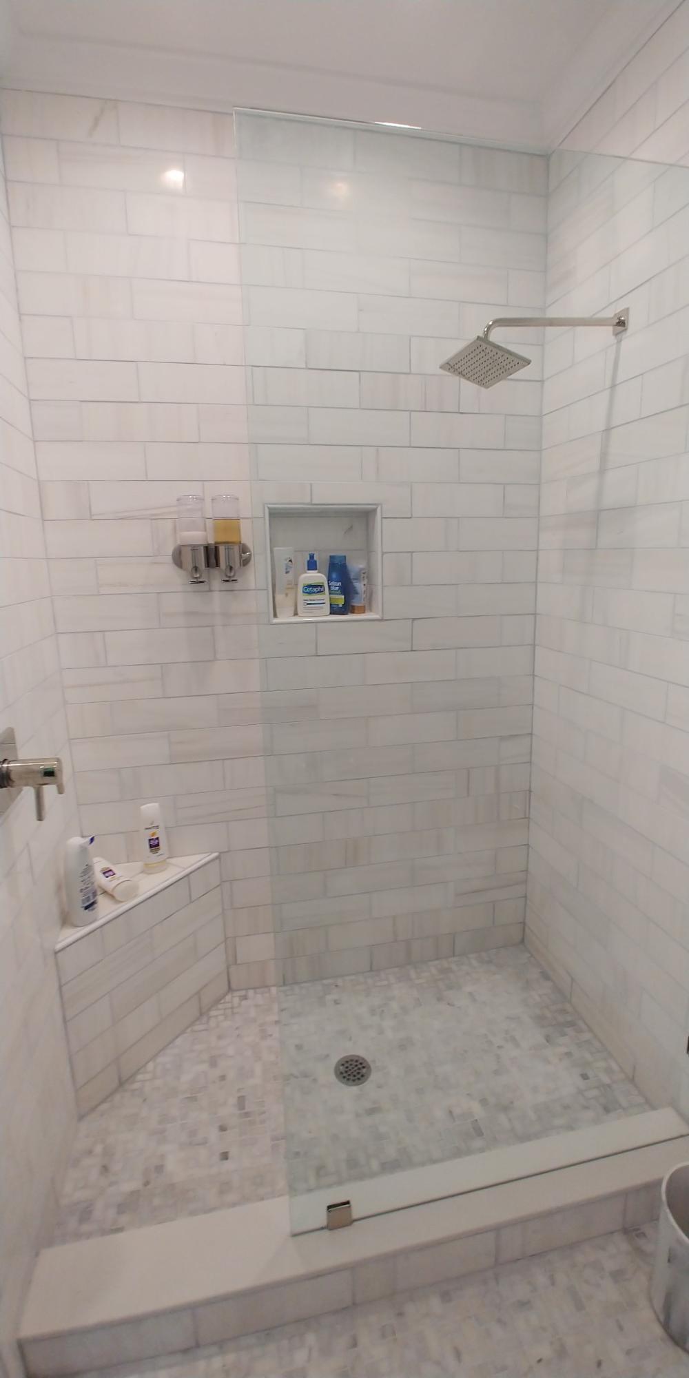 17042 Traverse Circle Jupiter, FL 33477 - Photo 19 of 30 a bathroom with a shower and toilet
