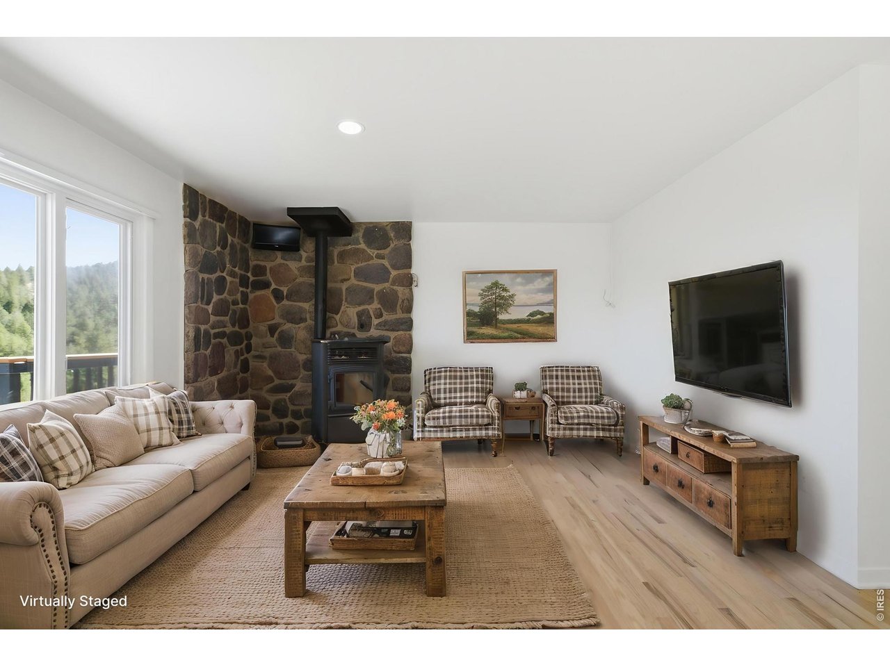 910 Chute Road Golden, CO 80403 - Photo 10 of 33 Living Room w/ Virtual Staging