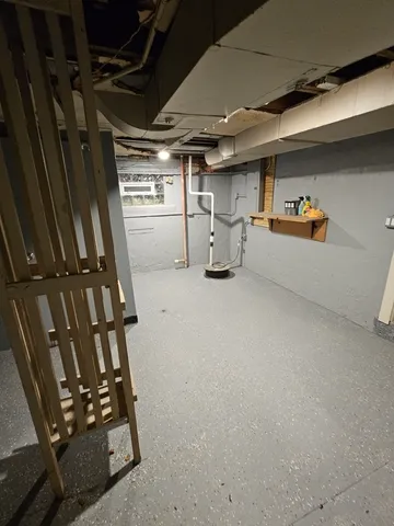 a view of storage and utility room