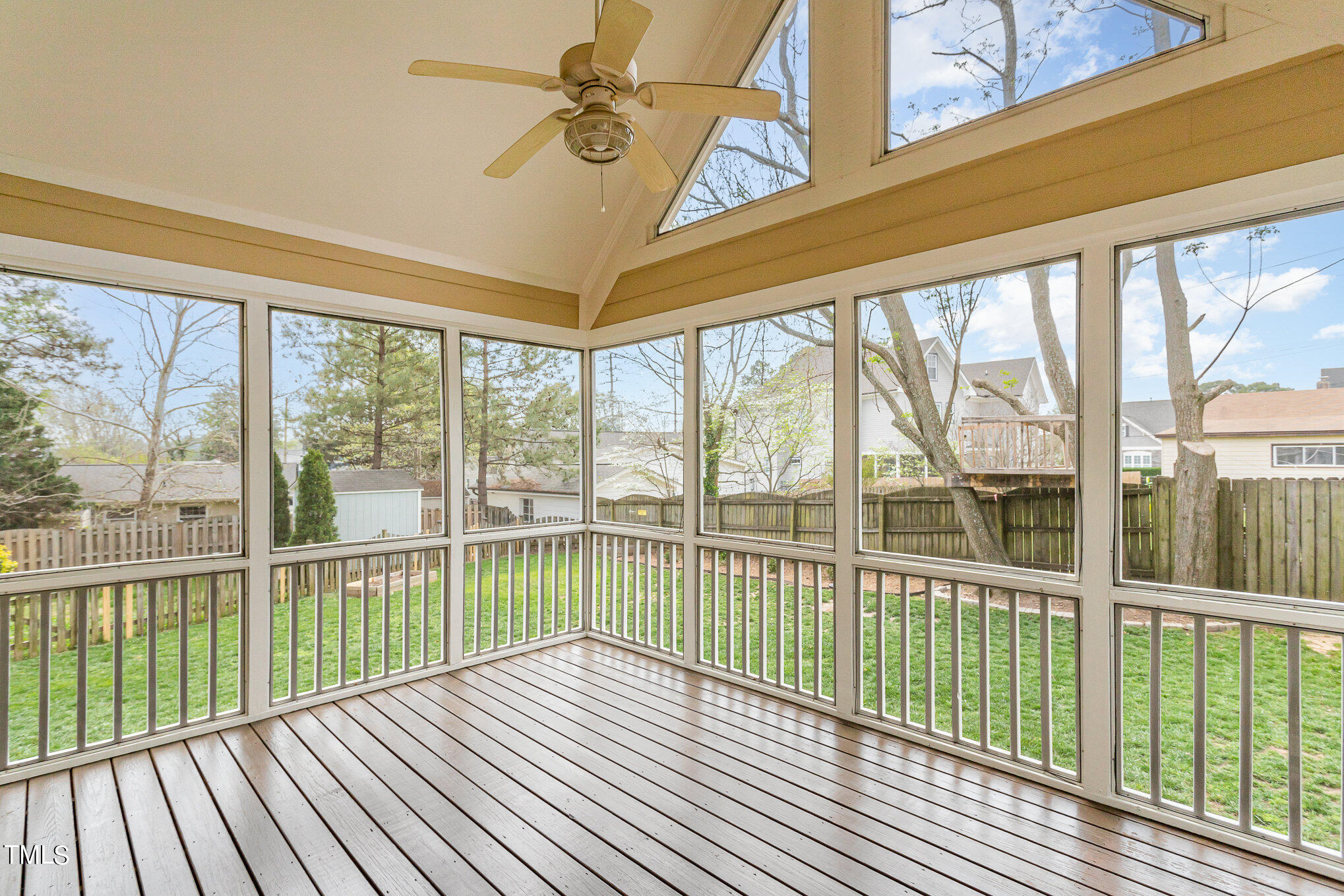 612 New Road Raleigh, NC 27608 - Photo 11 of 12 a view of a balcony with wooden floor