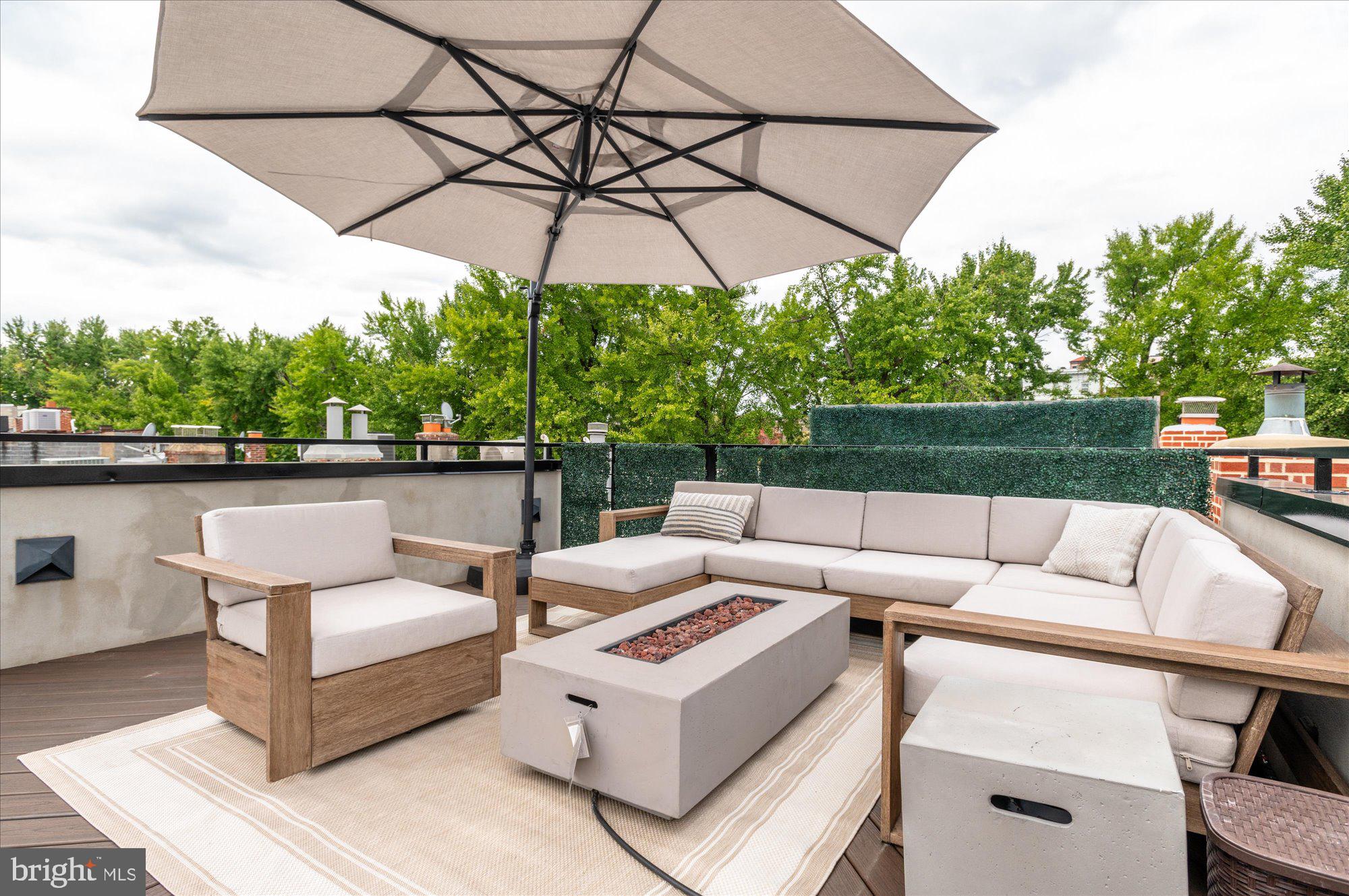 1416 Swann Street Northwest Washington, DC 20009 - Photo 34 of 52 Private roof deck