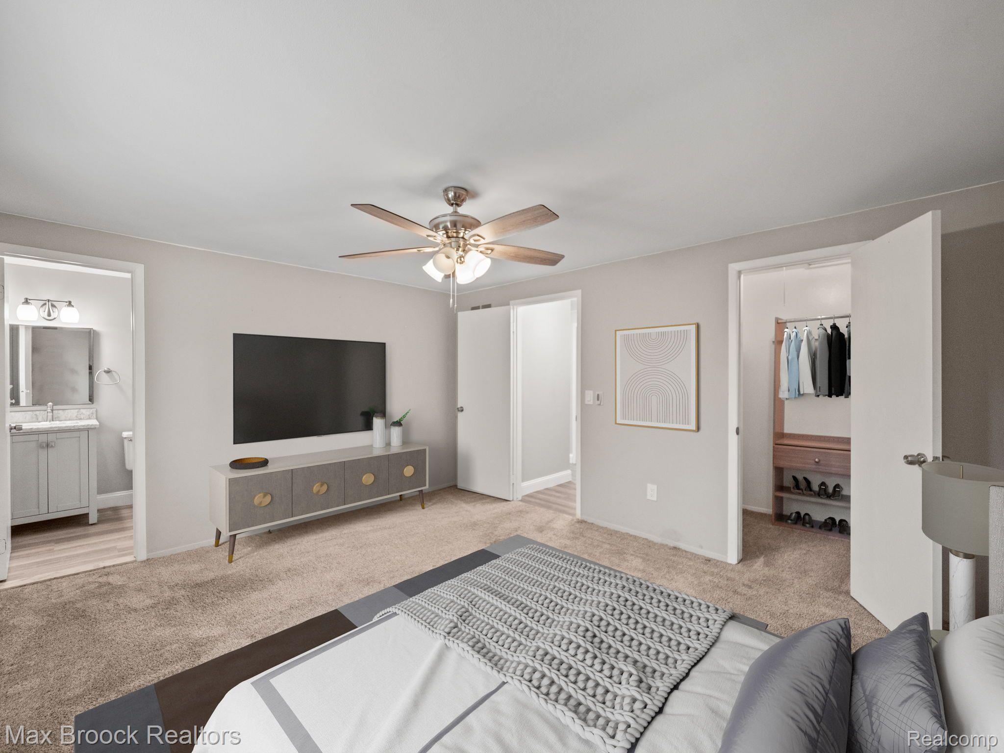 740 Dressler Lane Rochester, MI 48307 - Photo 17 of 30 Virtual Staged Primary Bedroom