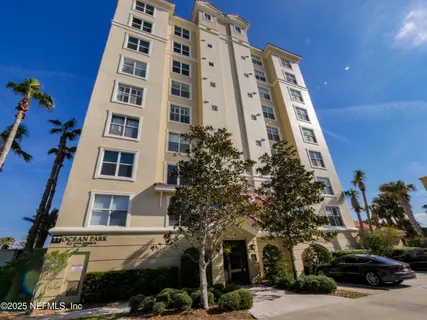 a front view of a building