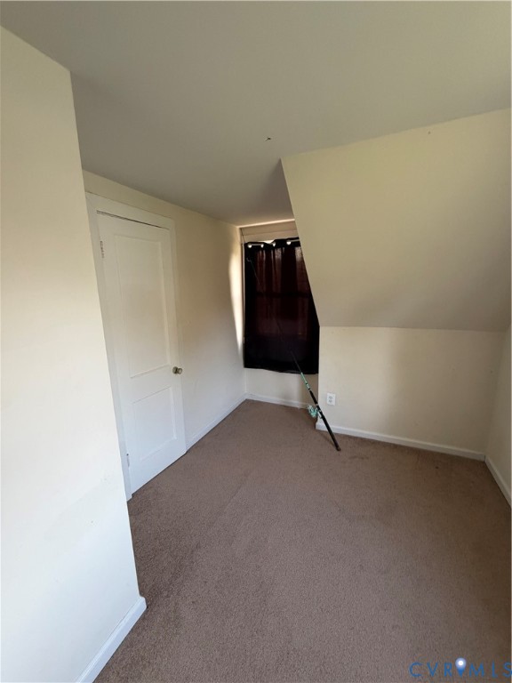 206 Germantown Road Farmville, VA 23901 - Photo 14 of 18 Wall-to-wall carpeting in a neutral tone, sloped c
