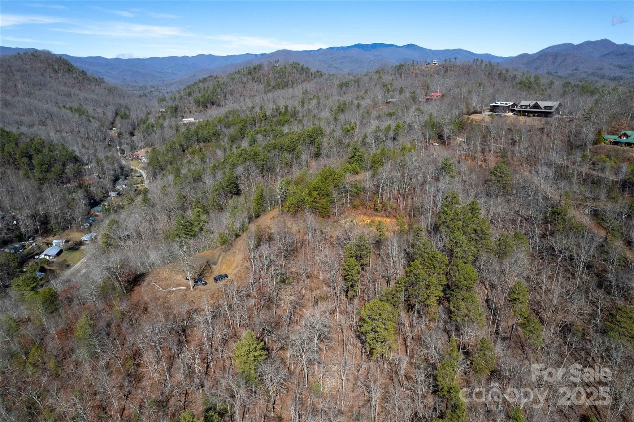 Lot 22 Rusty's Ridge Road Bryson City, NC 28713 - Photo 6 of 10 a view of a forest with mountains in the background