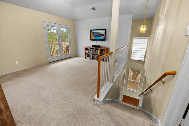 a view of entryway with stairs