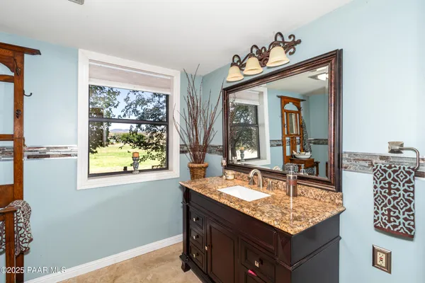 a view of a backyard with a garden