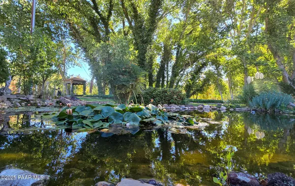 a view of yard with trees