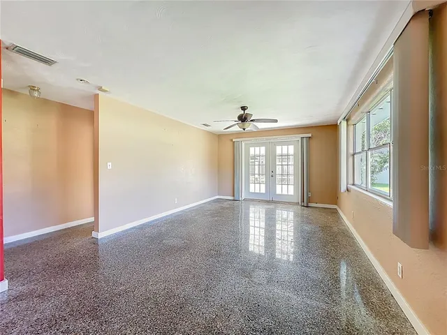 a view of livingroom and window