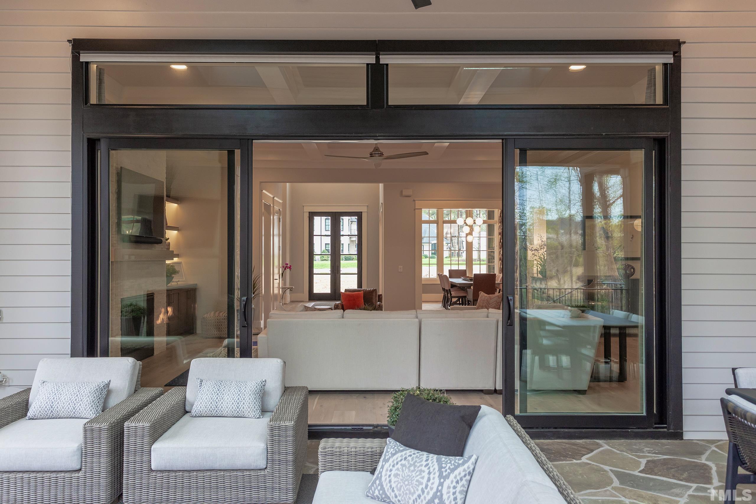 5112 Winding View Lane Raleigh, NC 27615 - Photo 65 of 71 a living room with furniture and a fireplace