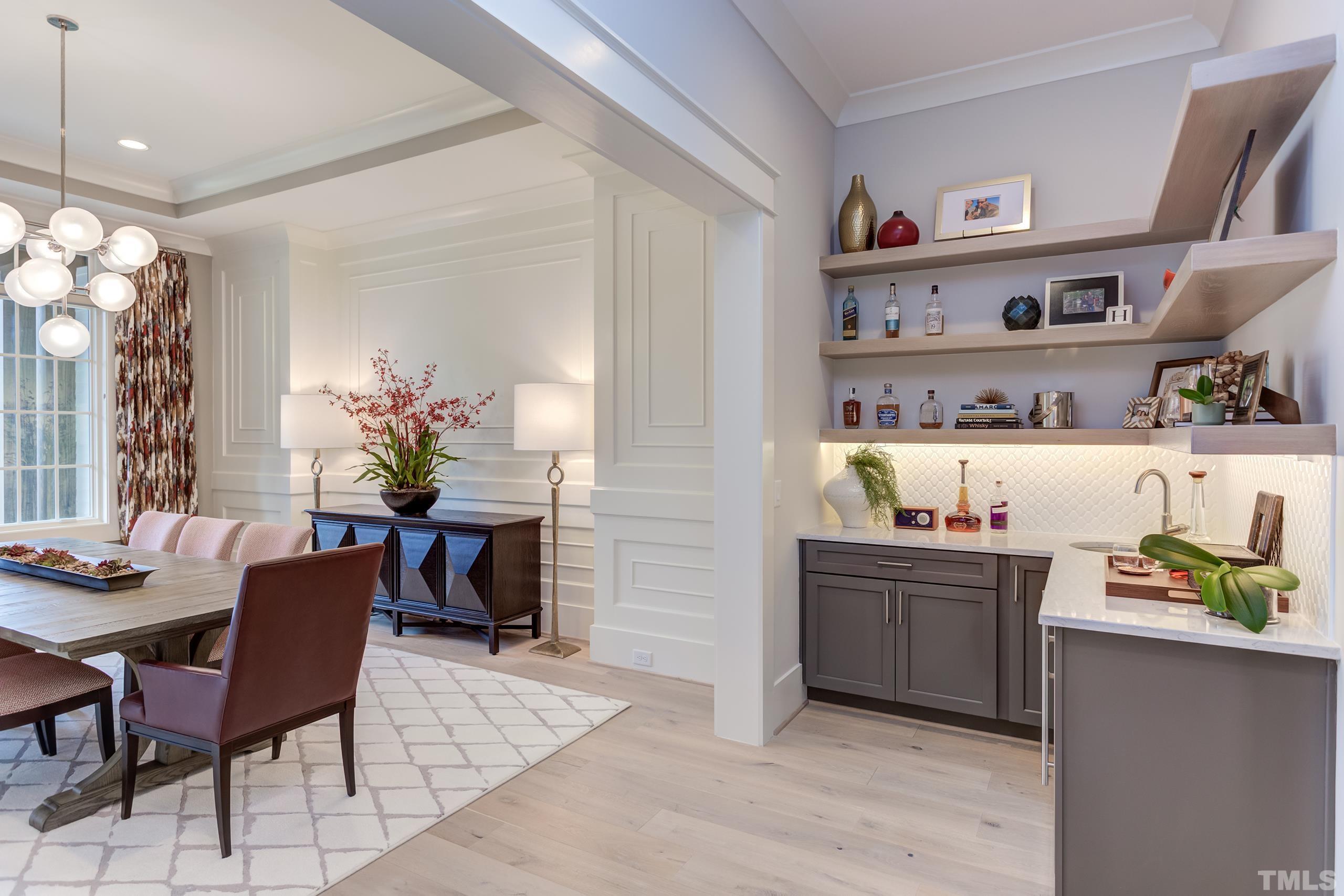 5112 Winding View Lane Raleigh, NC 27615 - Photo 10 of 71 a dining room with furniture and wooden floor