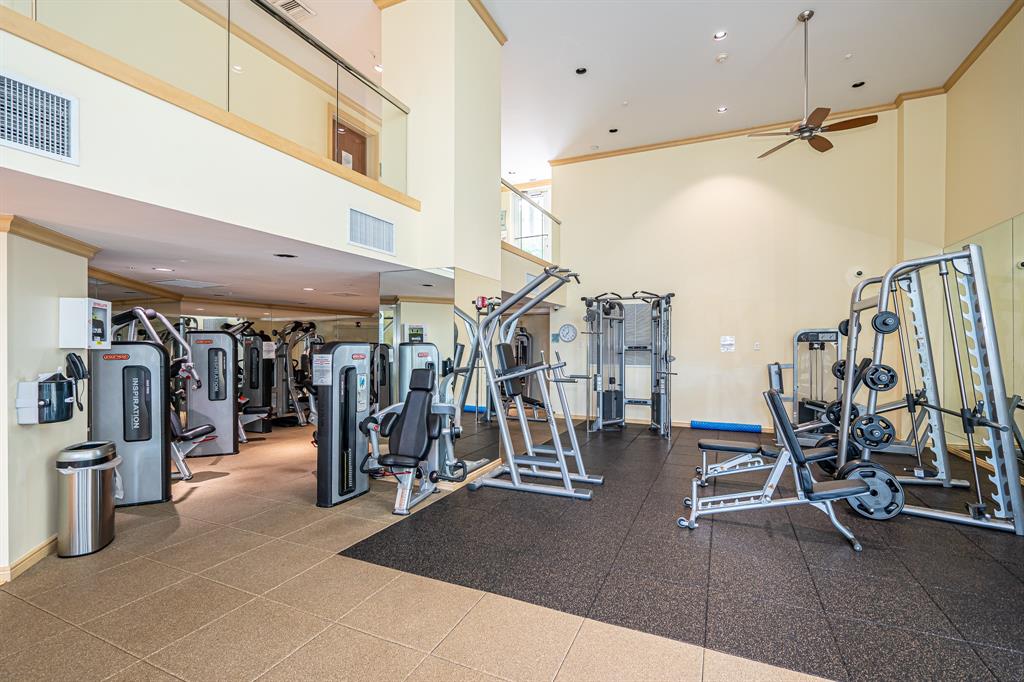 347 North New River Drive East, Unit 1510 Fort Lauderdale, FL 33301 - Photo 20 of 28 a view of a room with gym equipment