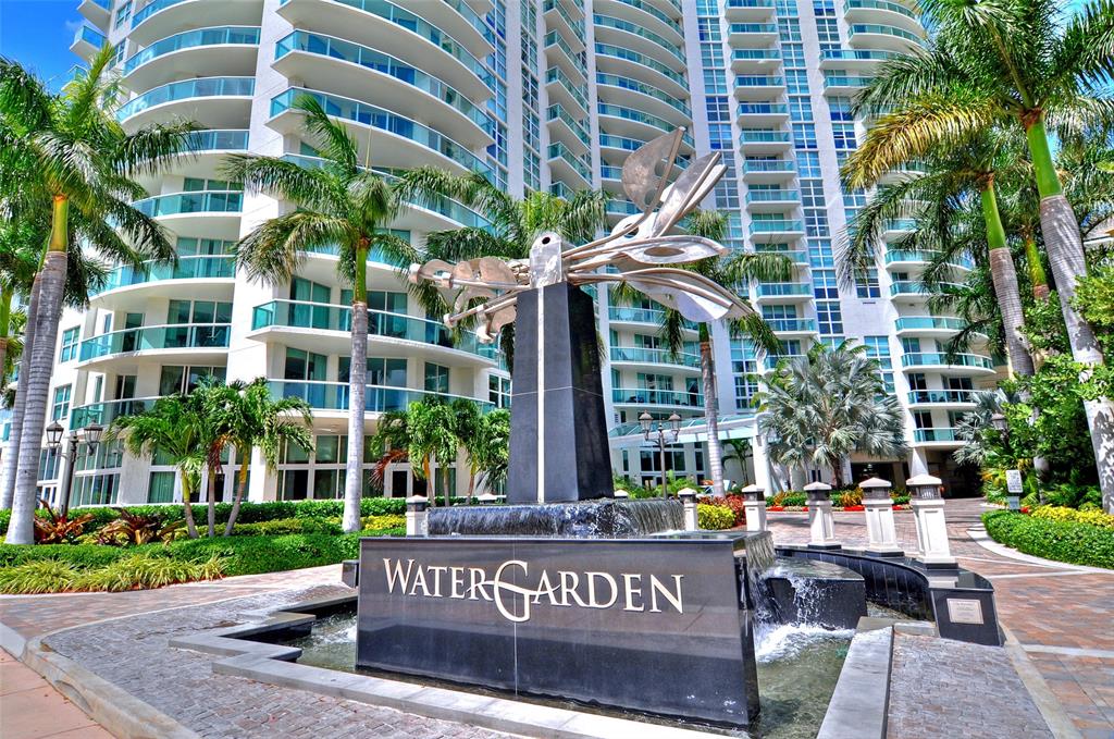 347 North New River Drive East, Unit 1510 Fort Lauderdale, FL 33301 - Photo 2 of 28 a view of tall building with a garden and plants