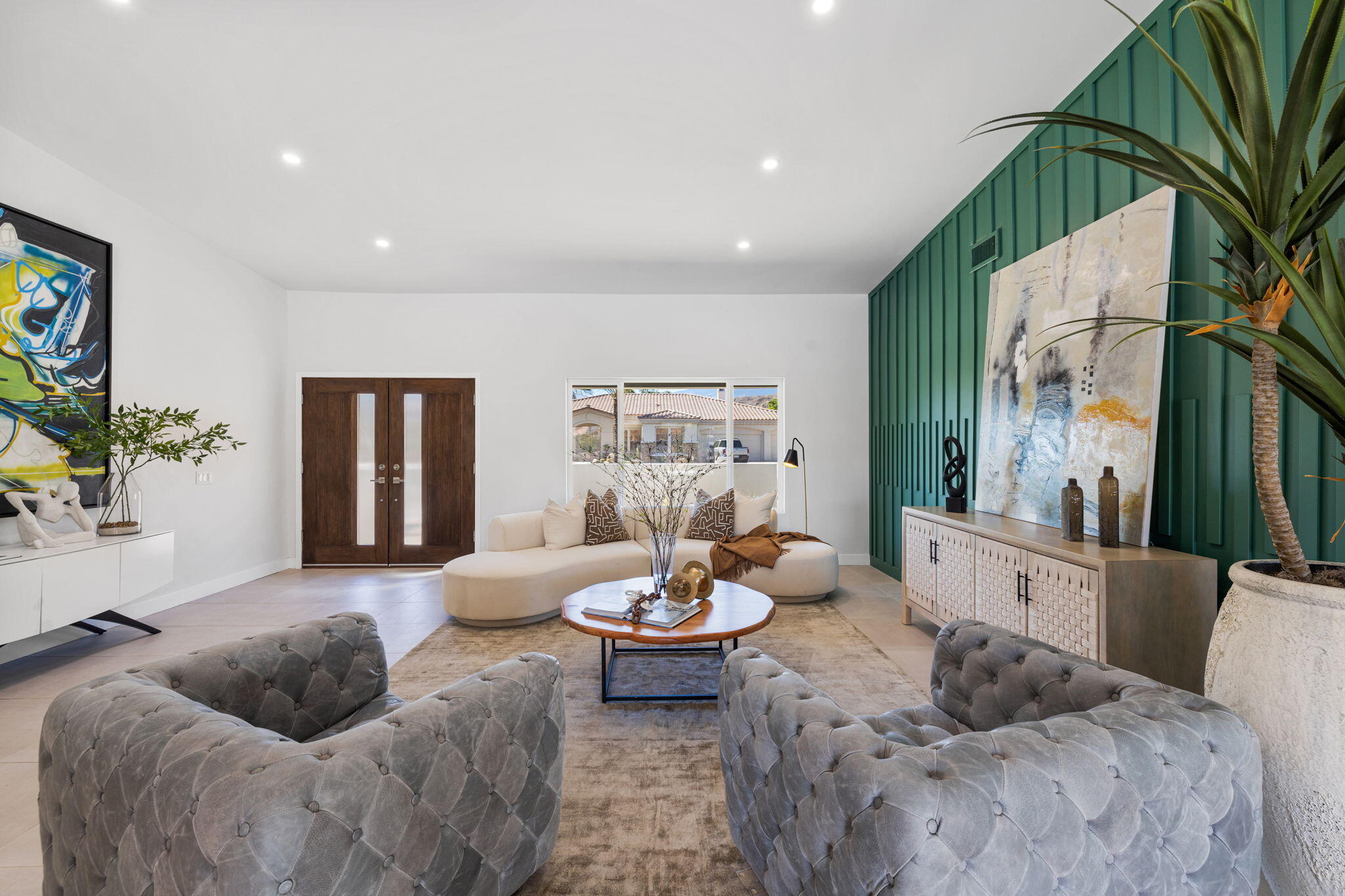 72278 Barbara Drive Rancho Mirage, CA 92270 - Photo 51 of 69 a living room with furniture and a large window
