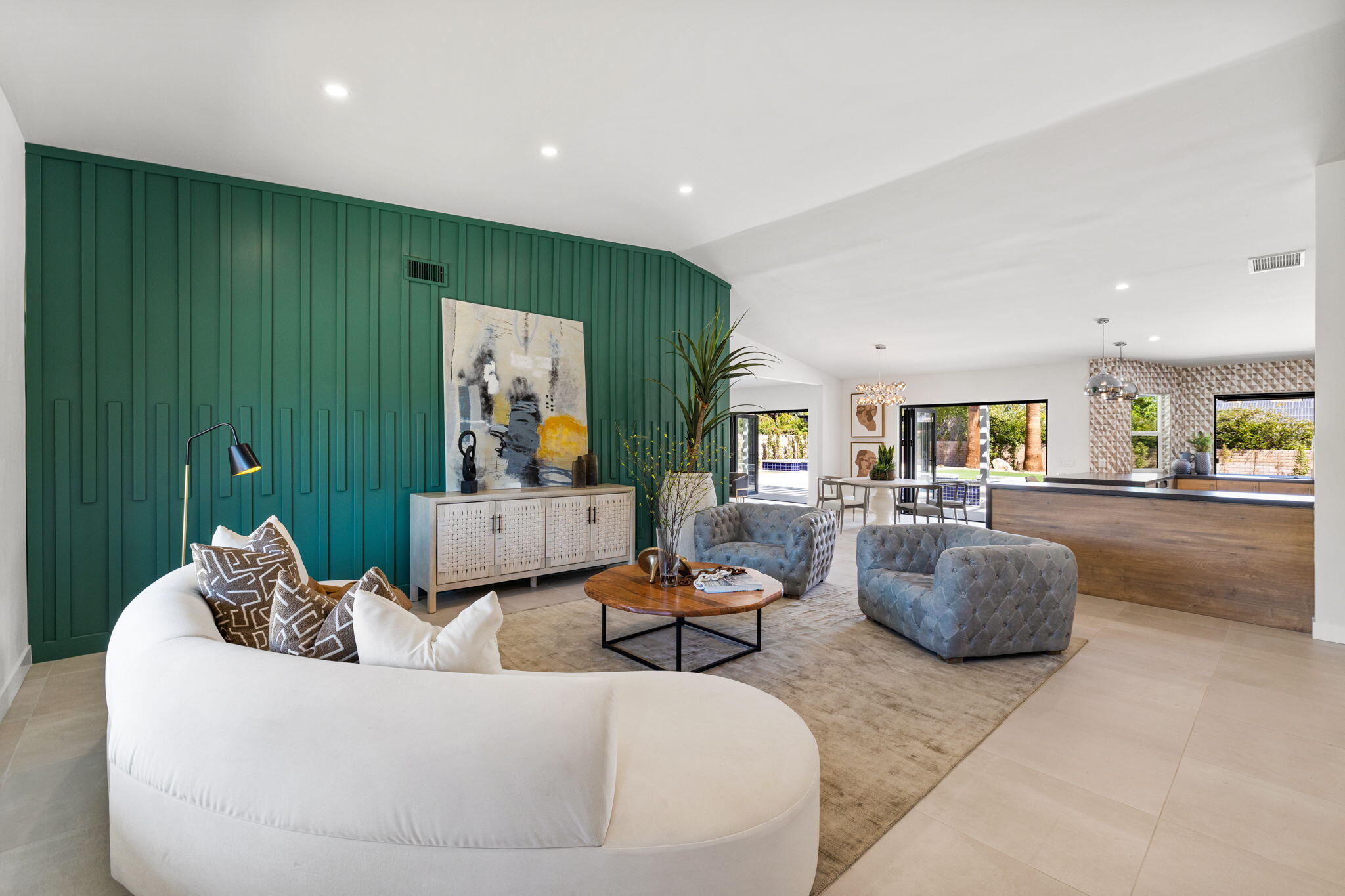 72278 Barbara Drive Rancho Mirage, CA 92270 - Photo 53 of 69 a living room with furniture and a large window