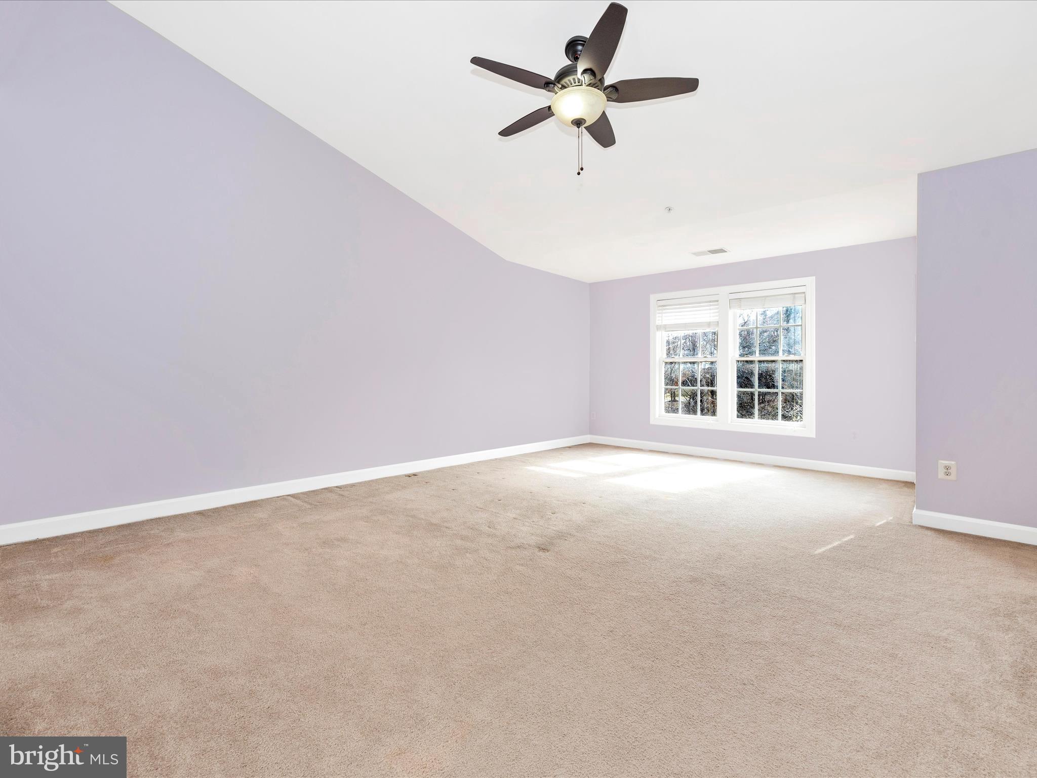 10811 Wadsworth Road Woodstock, MD 21163 - Photo 25 of 66 an empty room with windows and ceiling fan