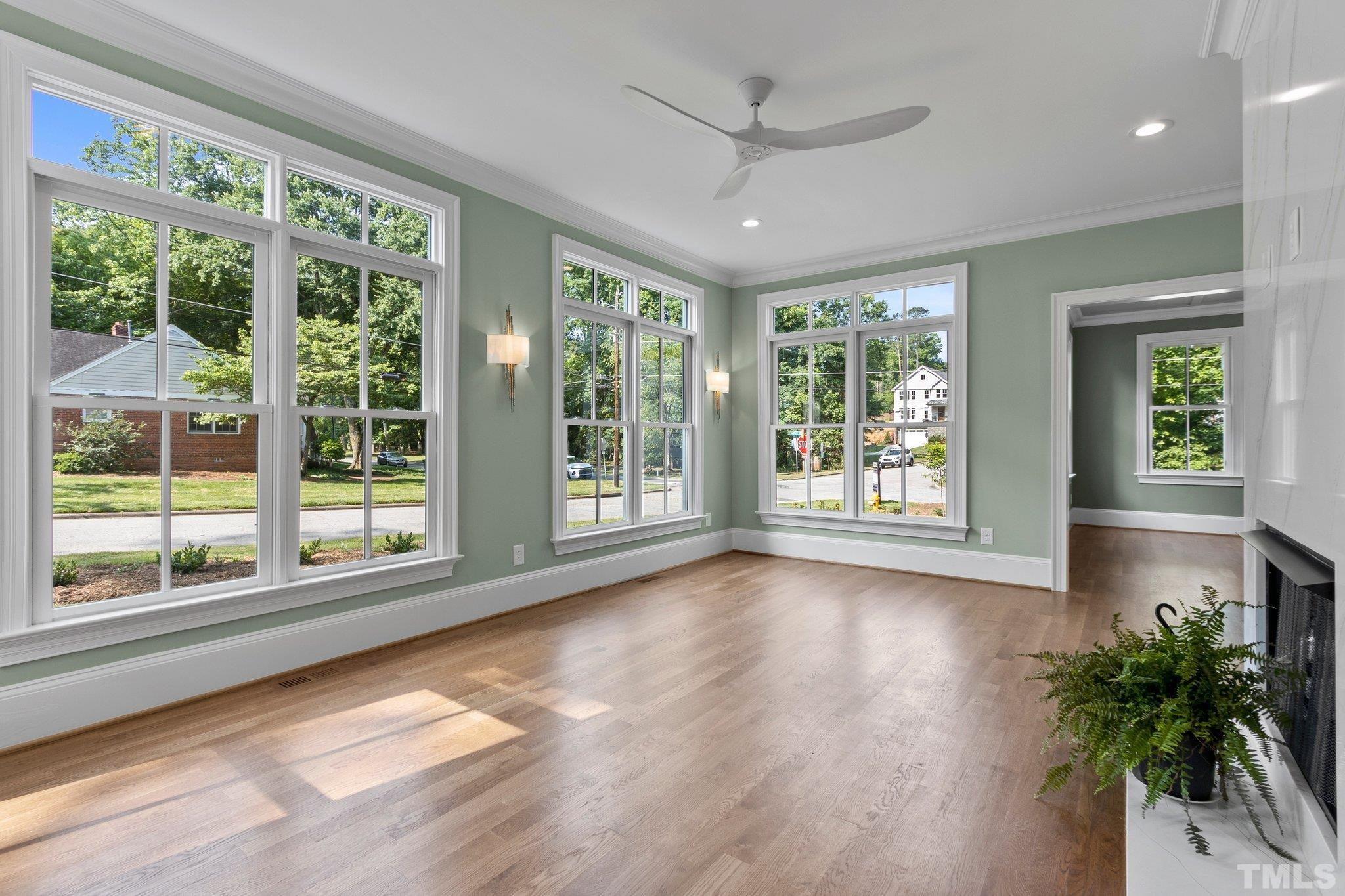 1500 Banbury Road Raleigh, NC 27607 - Photo 14 of 39 a view of room with window and wooden floor