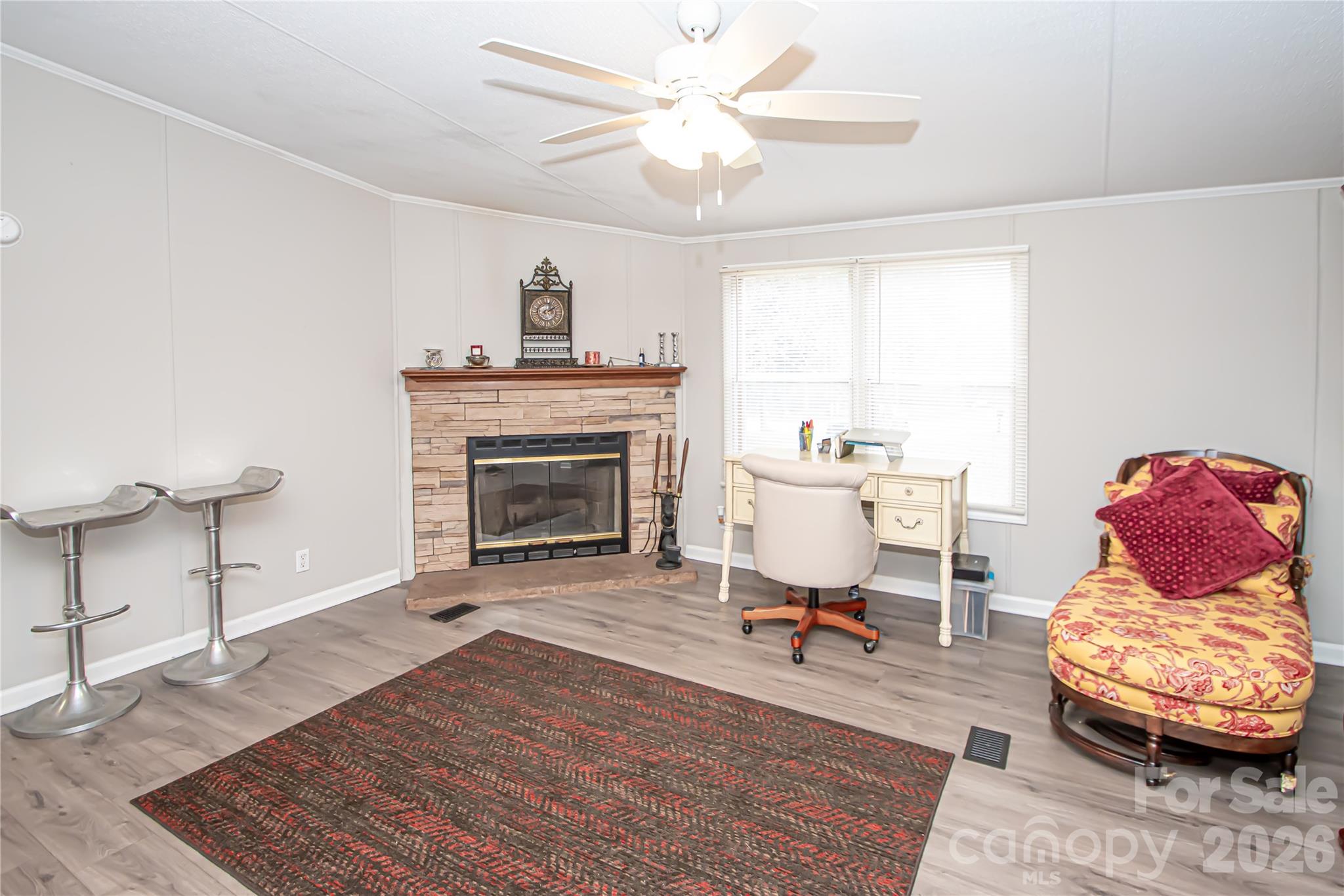 2345 Kingsburry Road York, SC 29745 - Photo 21 of 43 a living room with furniture and a fireplace