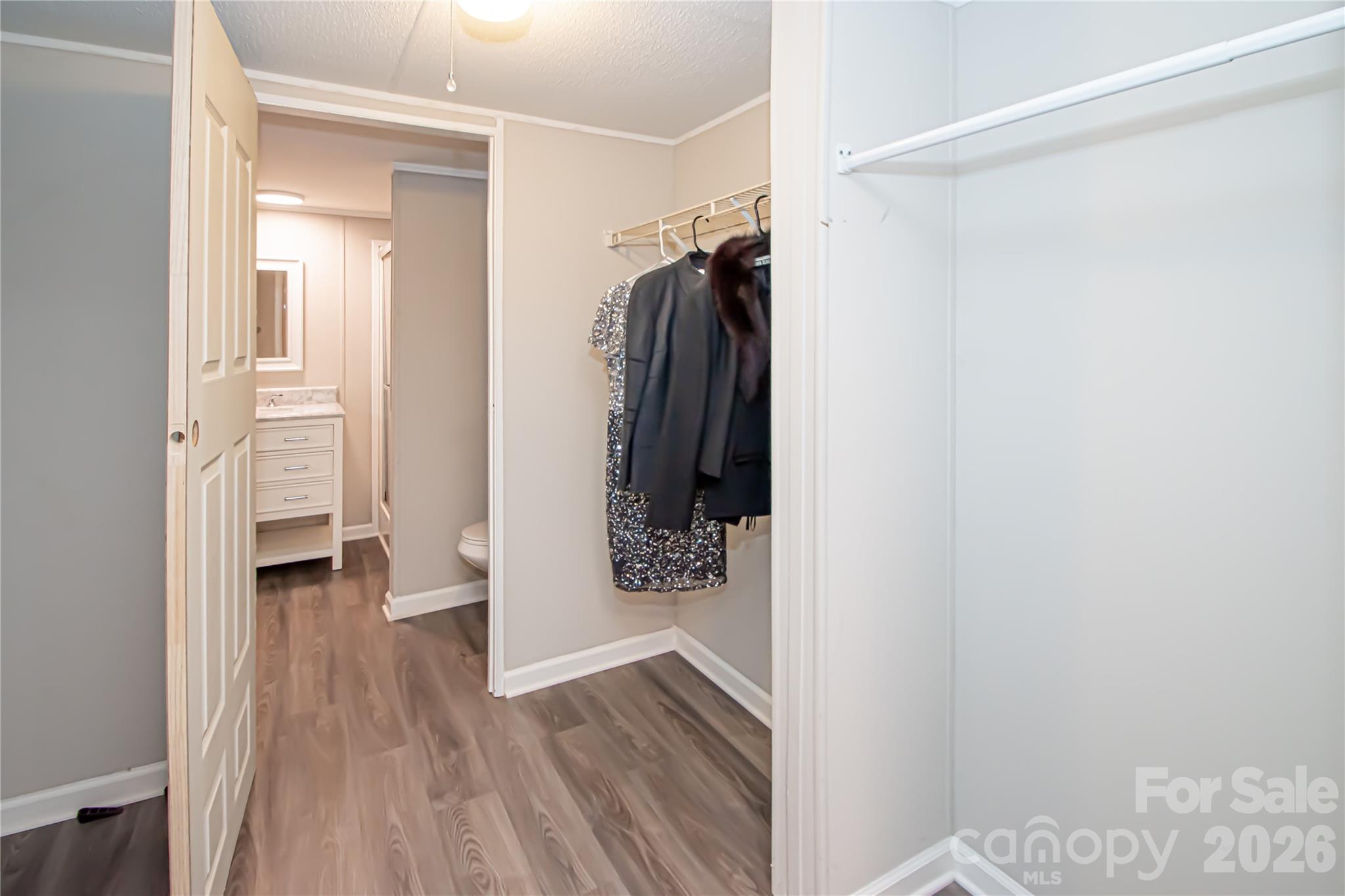 2345 Kingsburry Road York, SC 29745 - Photo 36 of 43 a view of walk in closet with clothes and shoes