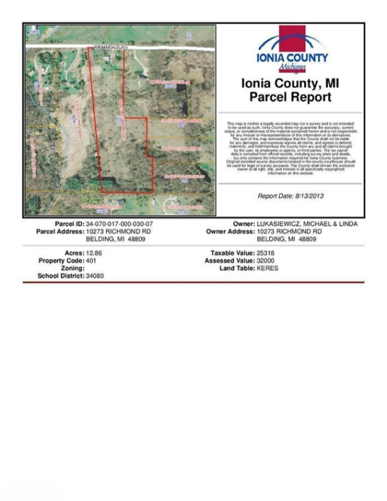10273 Richmond Road Belding, MI 48809 - Photo 1 of 1 Primary Photo