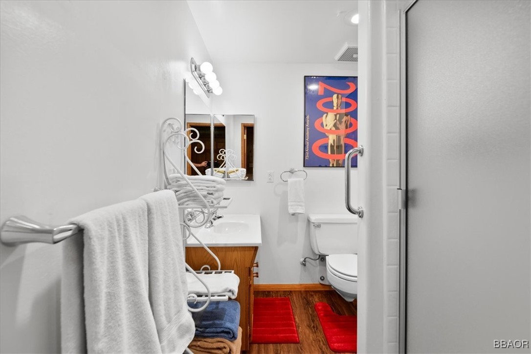 24755 Basel Drive Crestline, CA 92325 - Photo 21 of 28 view of walk in closet with clothes and shoes