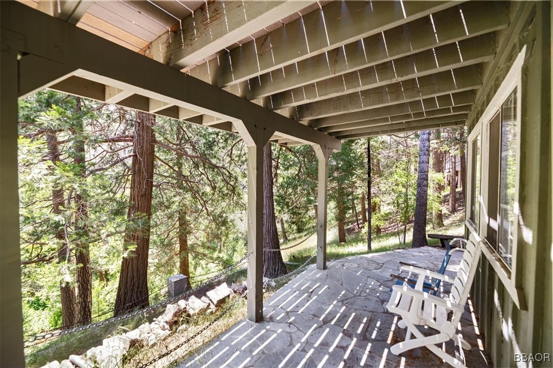 24755 Basel Drive Crestline, CA 92325 - Photo 26 of 28 a view of an outdoor space with a large window