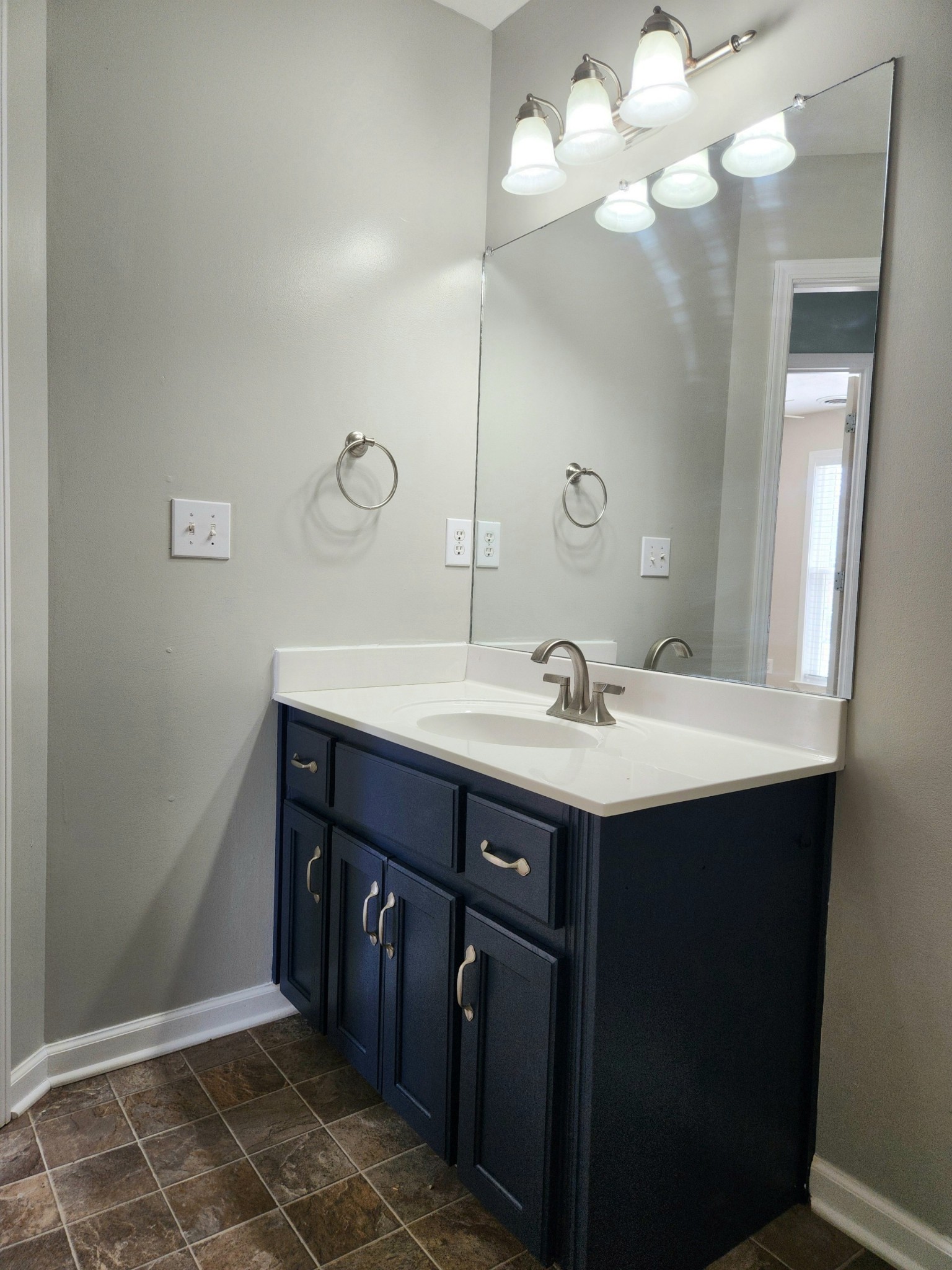 419 Berry Circle Springfield, TN 37172 - Photo 15 of 19 a bathroom with a sink vanity and a mirror